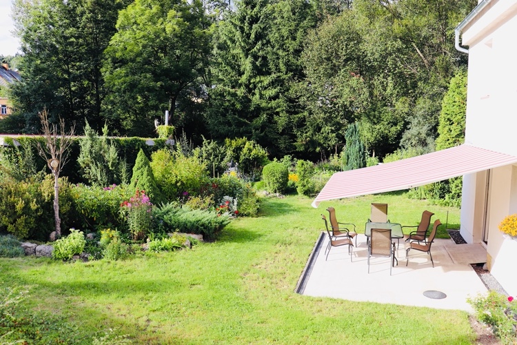 garden for use at Alpa accomodation Jizera Mountains