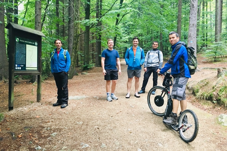 our male guests at Alpa accomodation Jizera Mountains